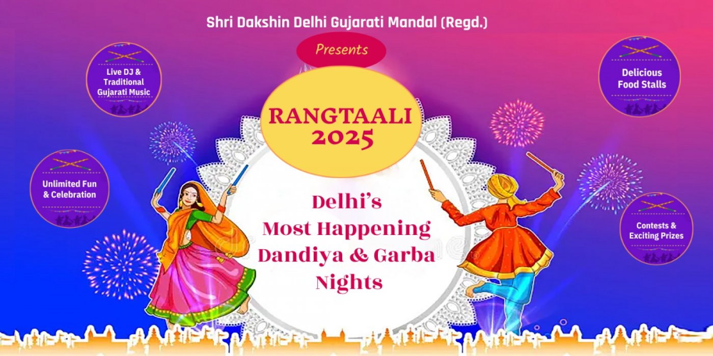 Rangtaali 2025 \u2013 Delhi\u2019s Most Happening Dandiya & Garba Nights