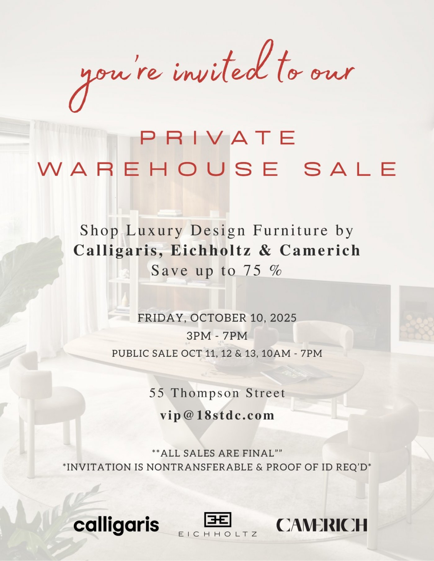 18th Street Design Collective Warehouse Sale