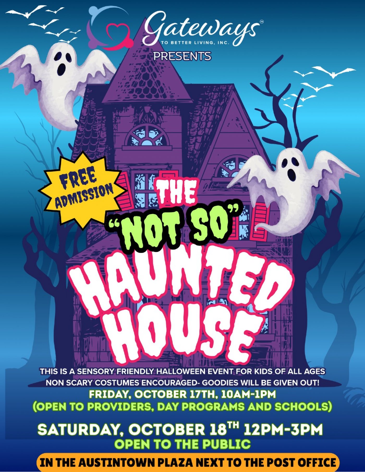 Not So Haunted House- Free Event open to the public