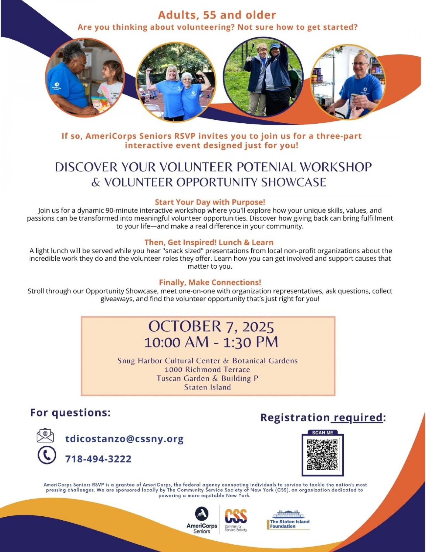 Discover Your Volunteer Potential: Connecting Passions to Purpose \u2013 A Workshop for Older Adults 