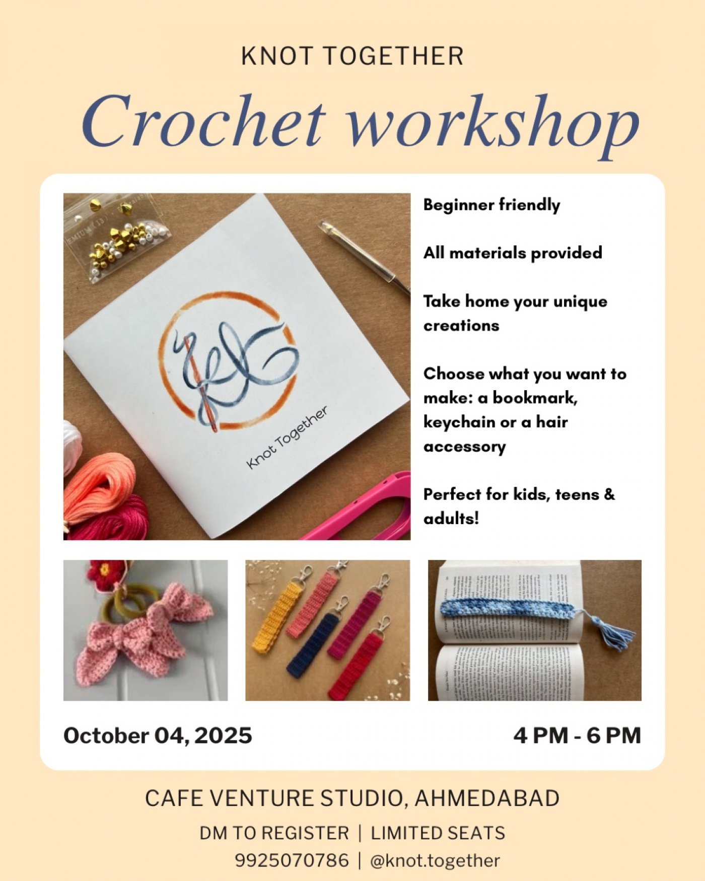 Crochet beginner\u2019s workshop