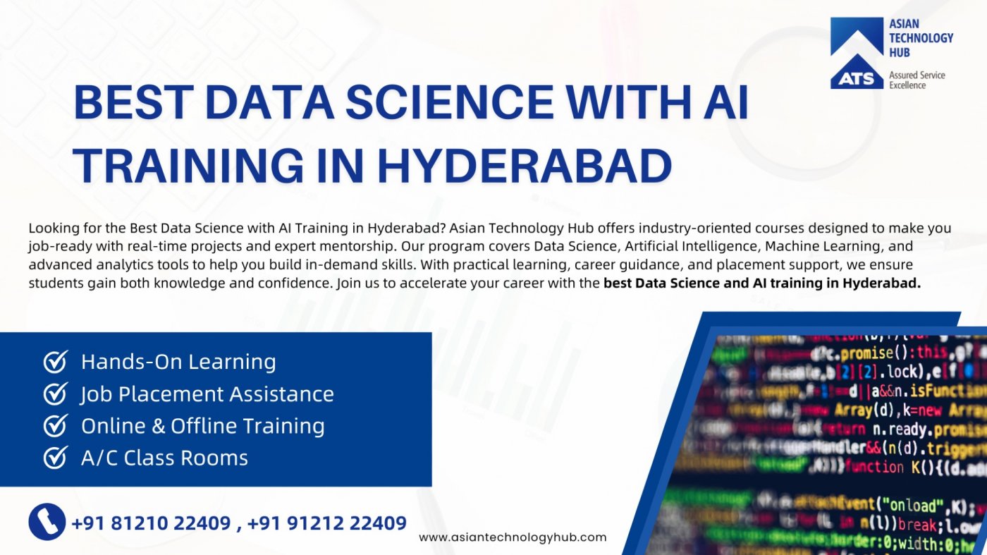 Best Data Science with AI Training in Hyderabad
