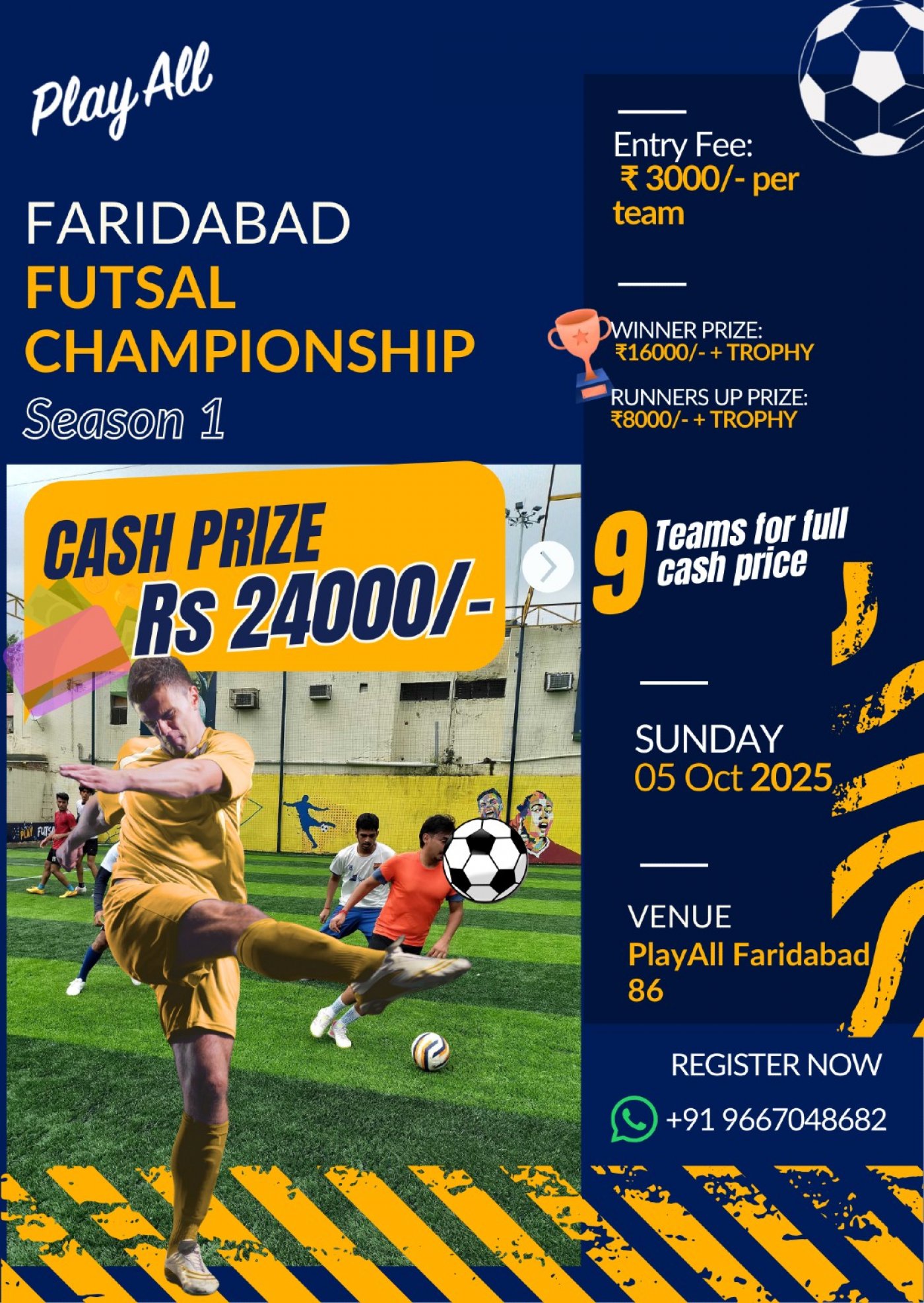 Faridabad Futsal Championship Season - 01