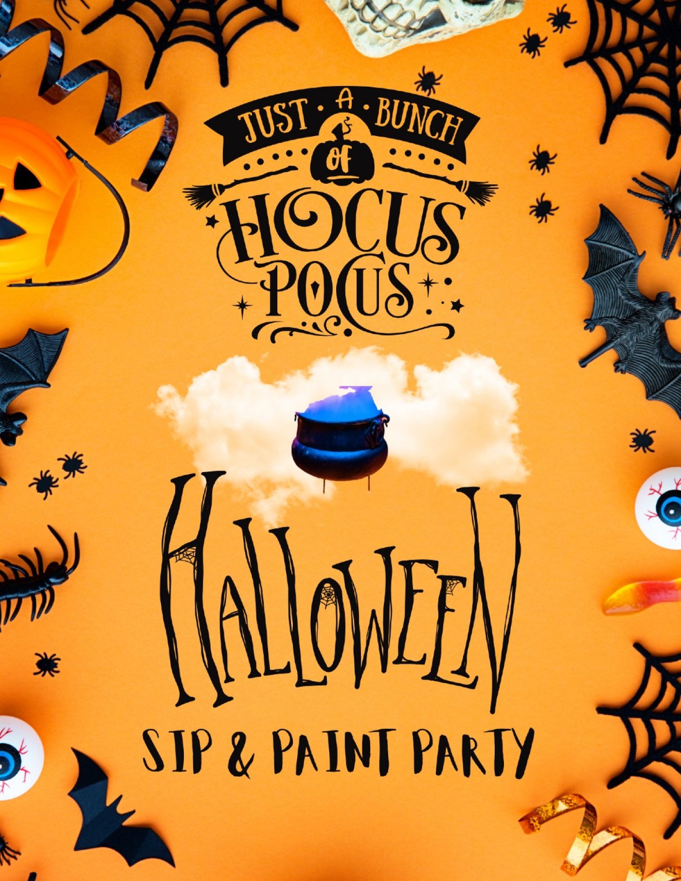 Just a Bunch of Hocus Pocus Sip & Paint Party 