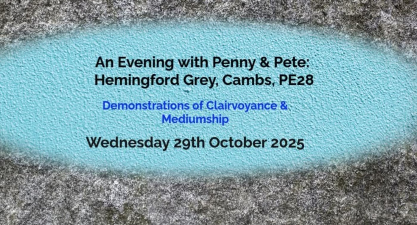 An Evening with Penny & Pete: Hemingford Grey PE28