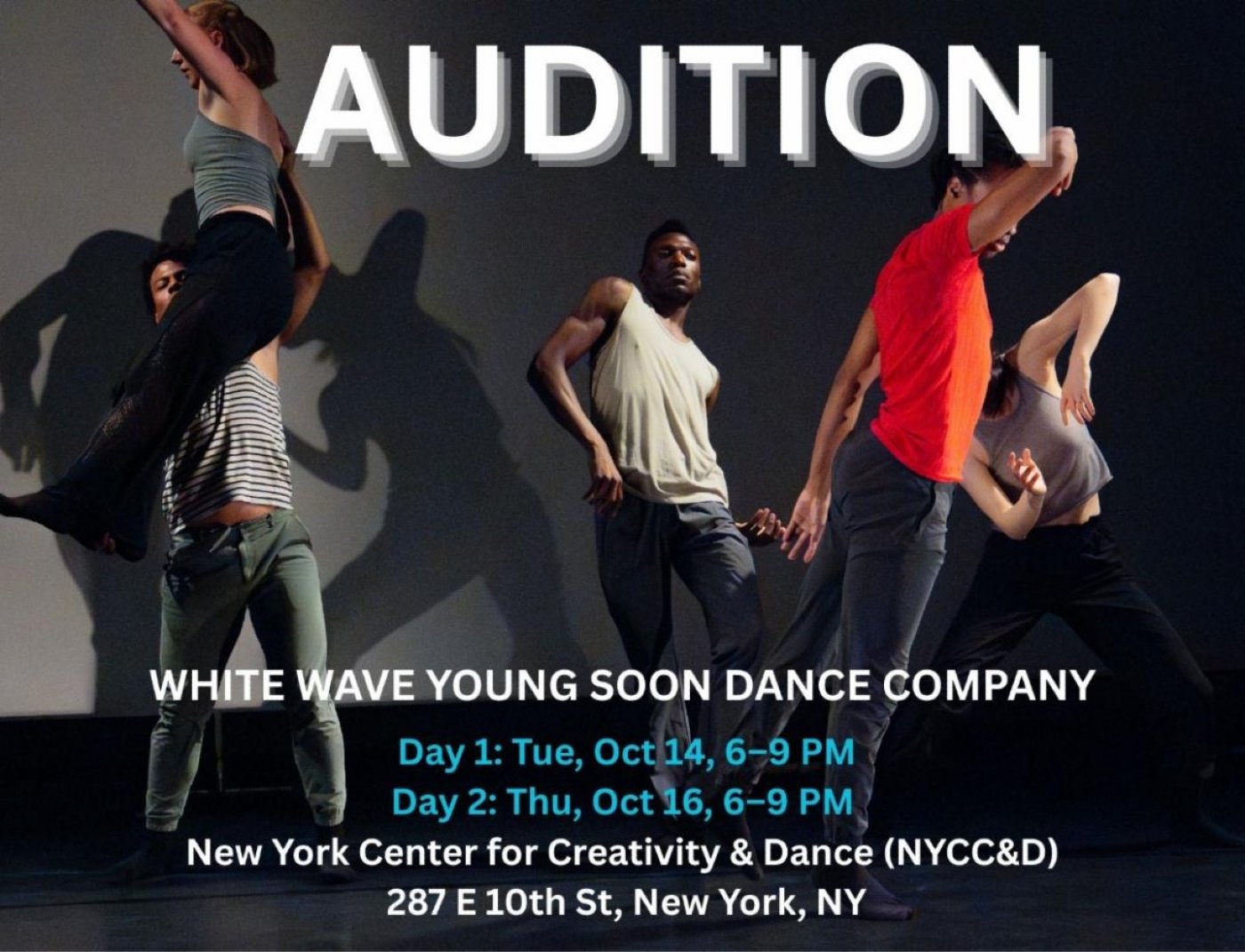 WHITE WAVE Young Soon Kim Dance Company Announces Company Auditions in New York City