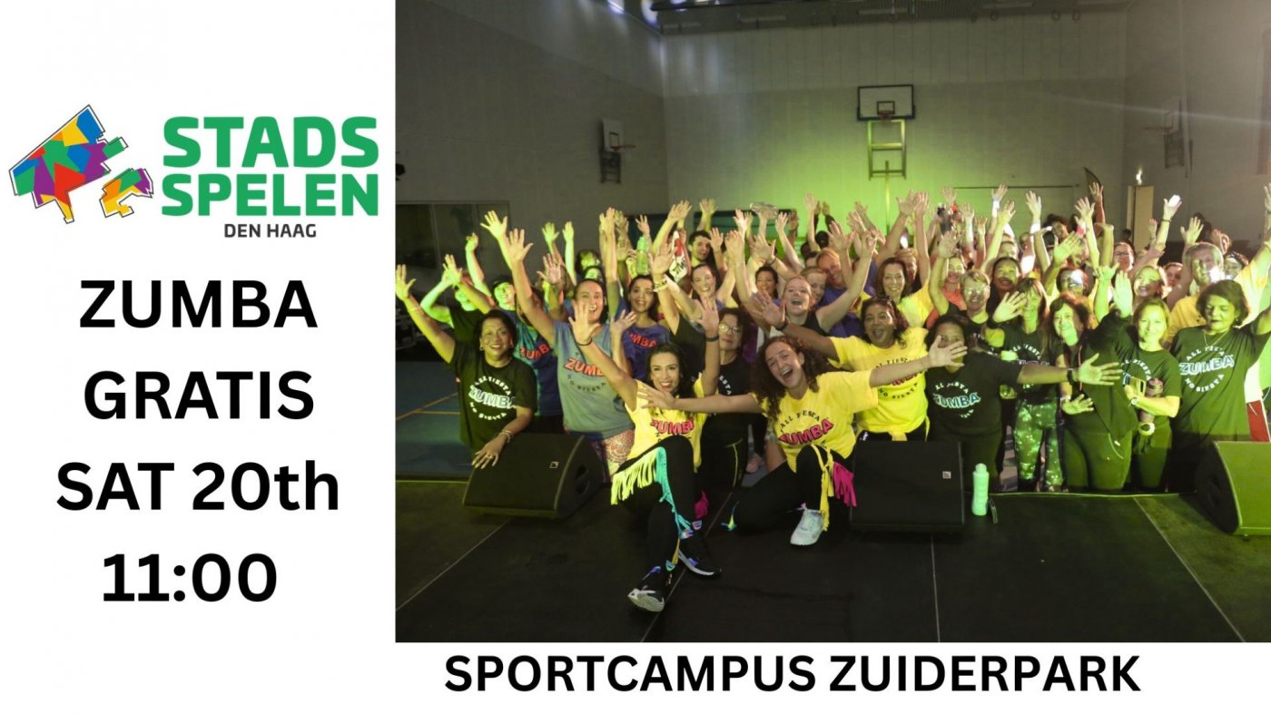 Zumba Gratis Free for all City Games Stadsspelen The Hague