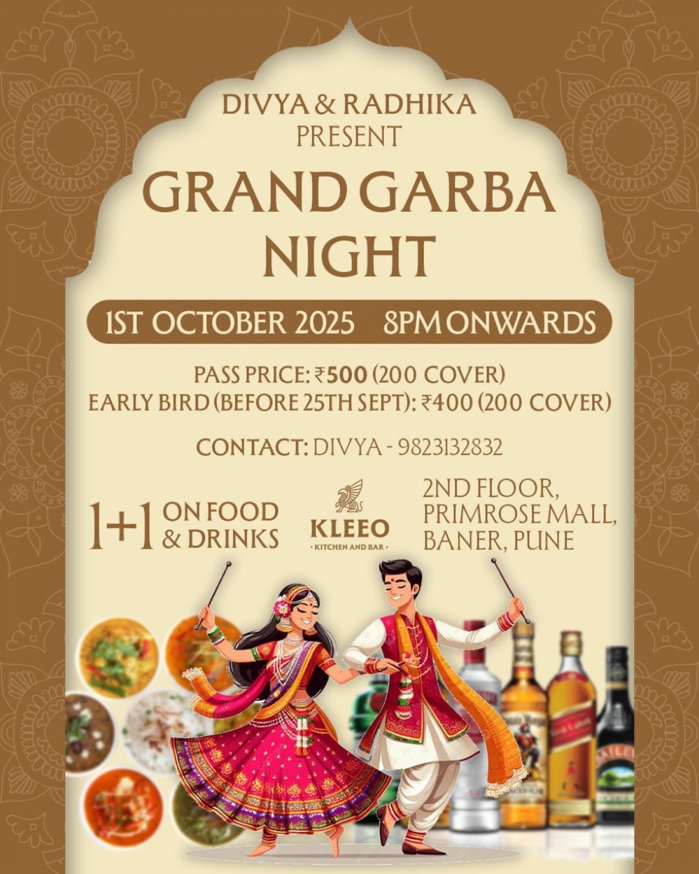Garba with Divya and Radhika