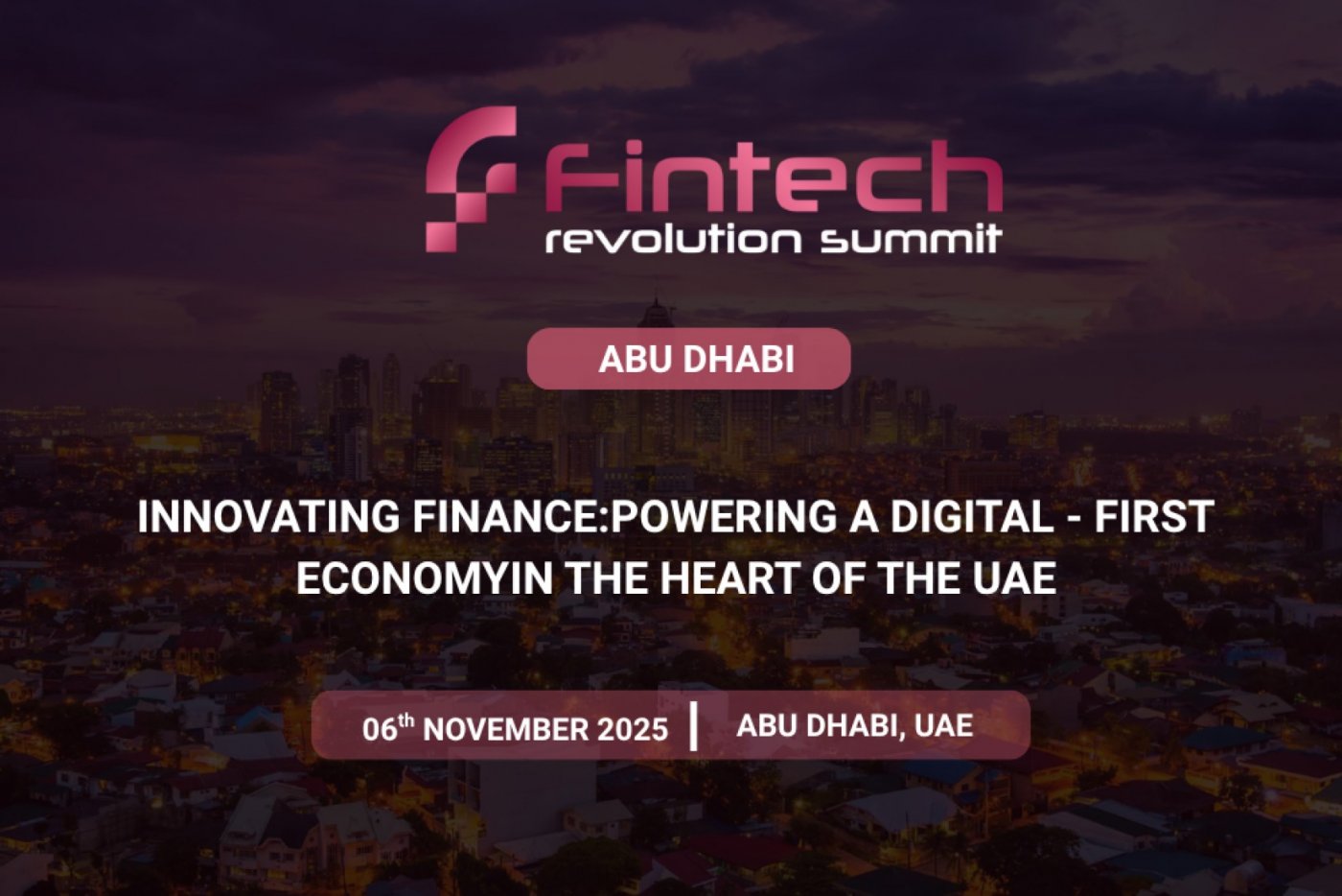Fintech Revolution Summit - Abu dhabi