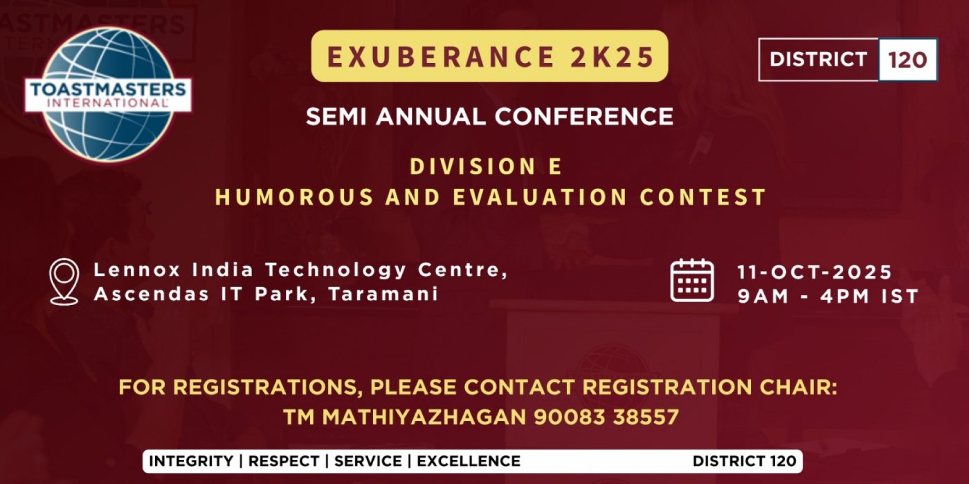 EXUBERANCE 2K25 - Division E conference