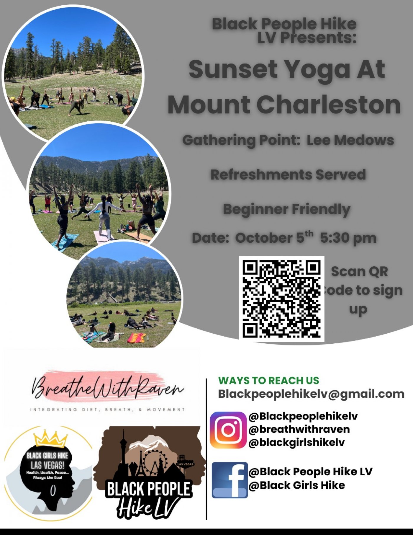 Sunset Yoga at Mount Charleston