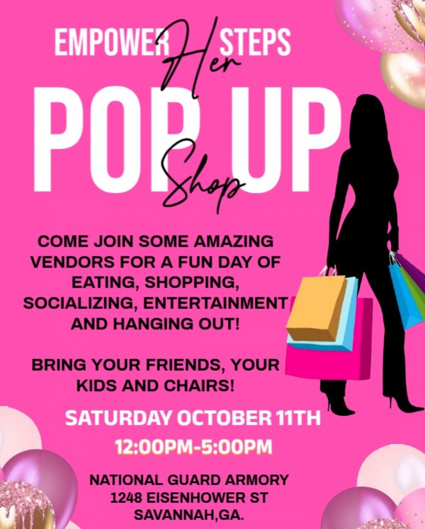 Empower HER Steps Pop up Event