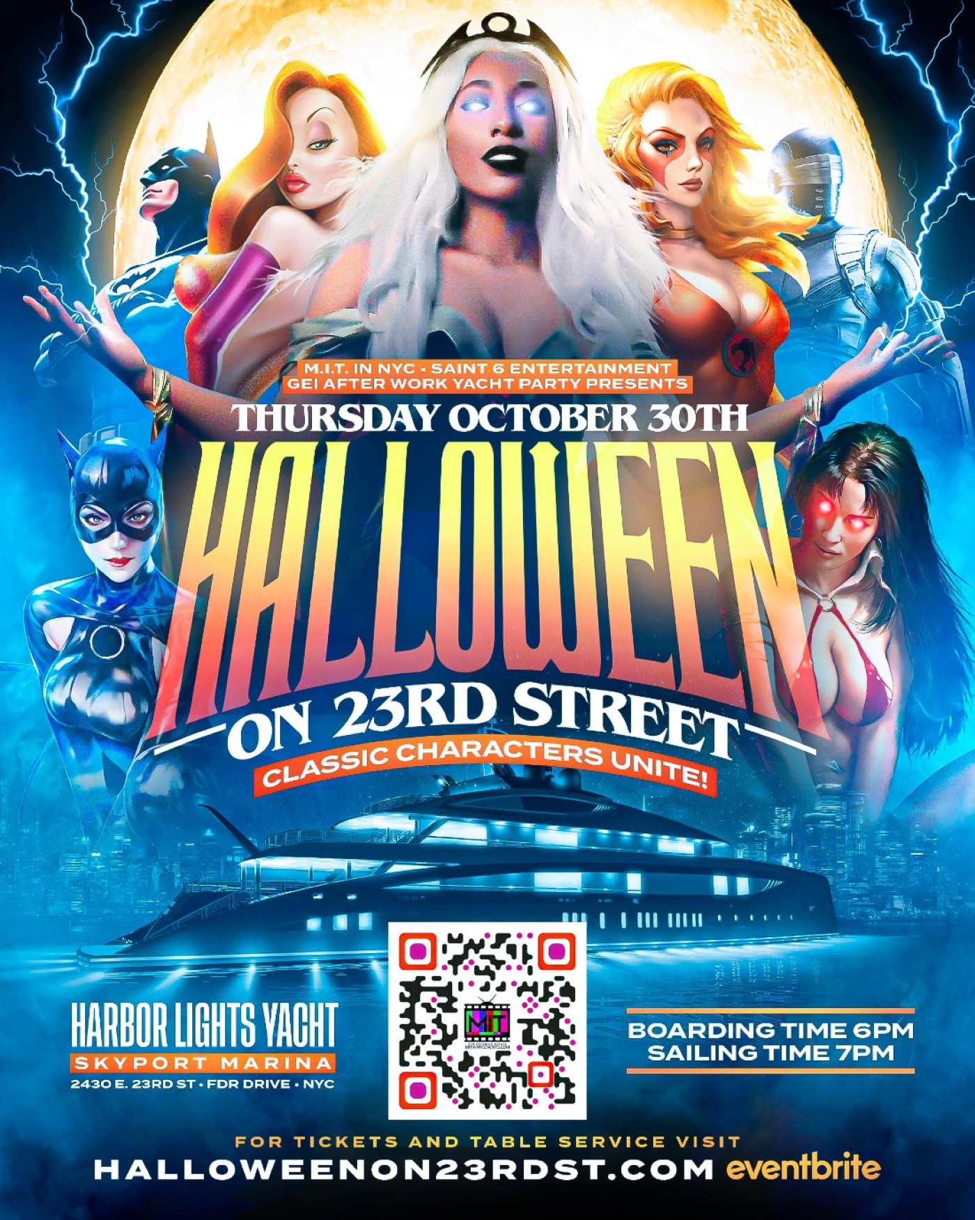 \u201cHalloween on 23rd St: Classic Cartoon Characters Unite!\u201d