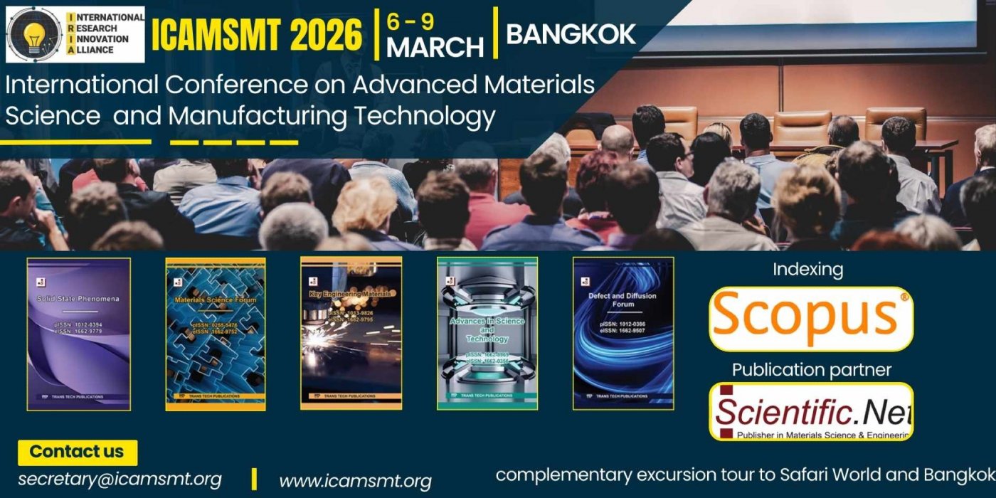 International Conference on Advanced Materials Science and Manufacturing Technology