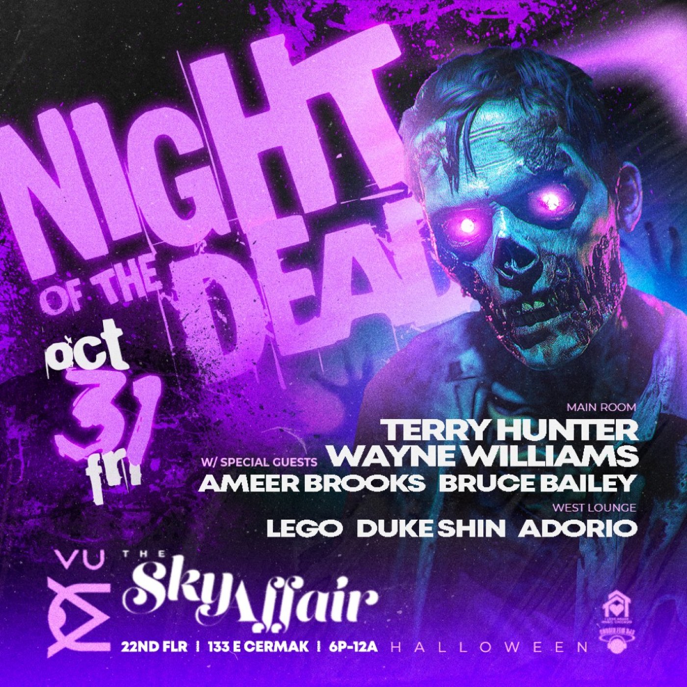 Halloween Night. The Night of The Dead. House Music