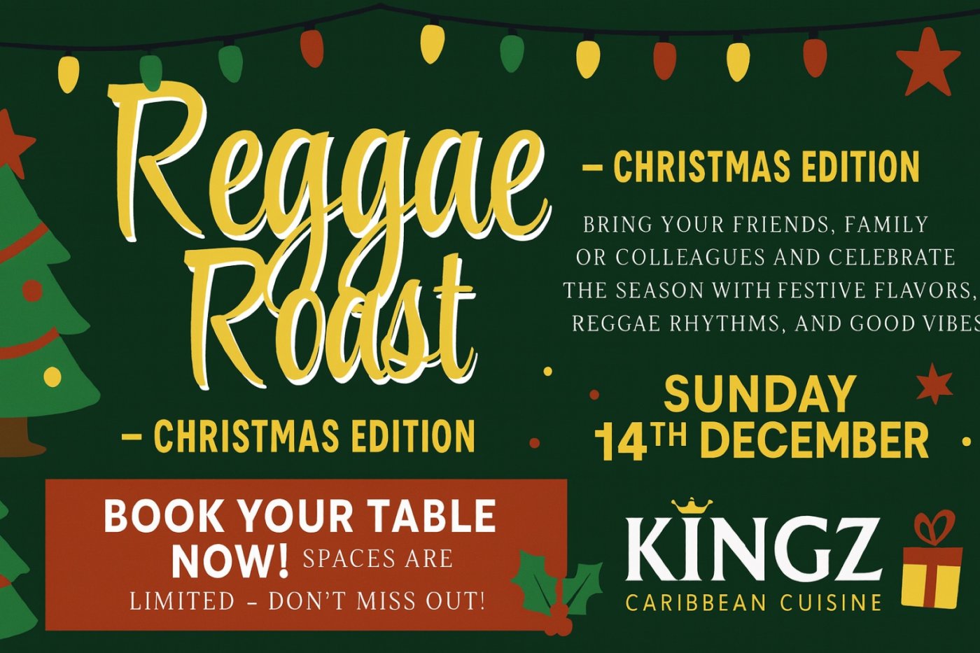 Reggae Roast Christmas Edition