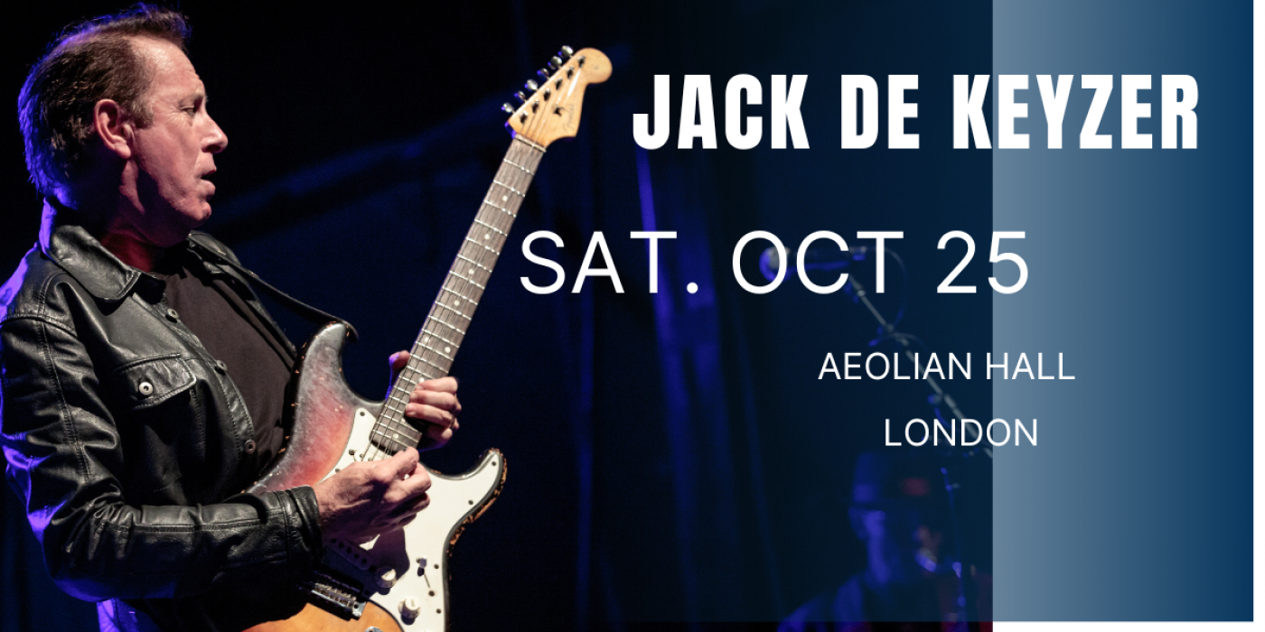 Jack de Keyzer Aeolian Hall London Oct 25