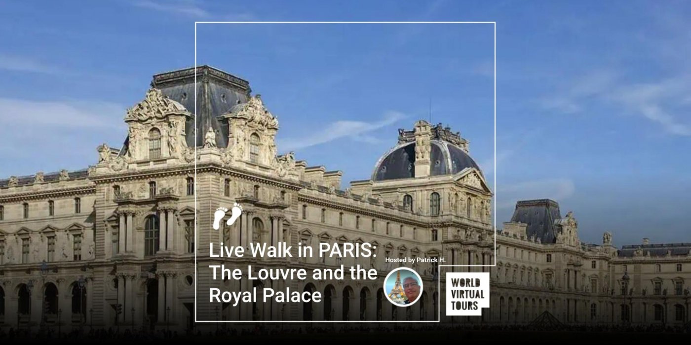 Live Walk in PARIS: The Louvre and the Royal Palace