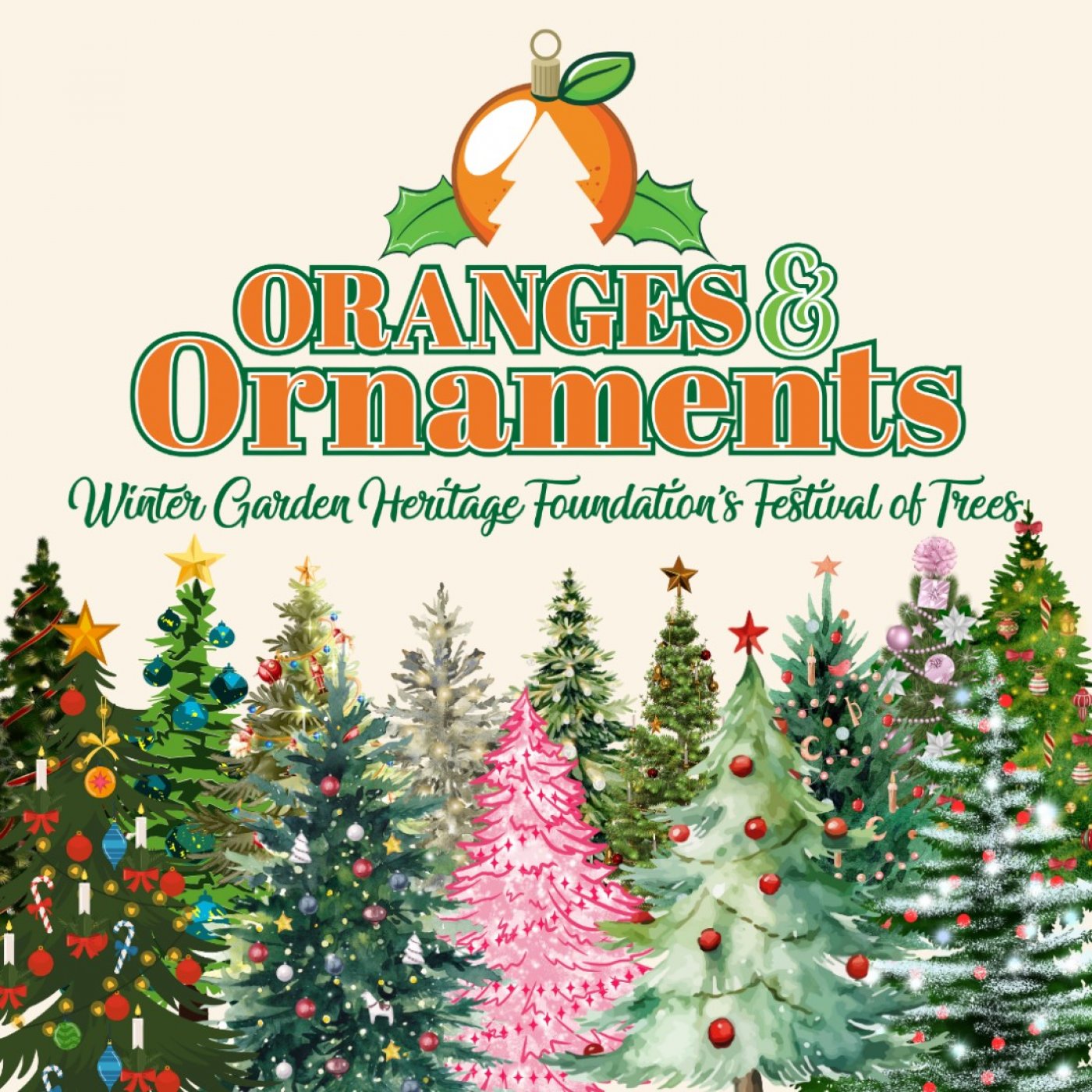 Orange and Ornaments: A Festival of the Trees