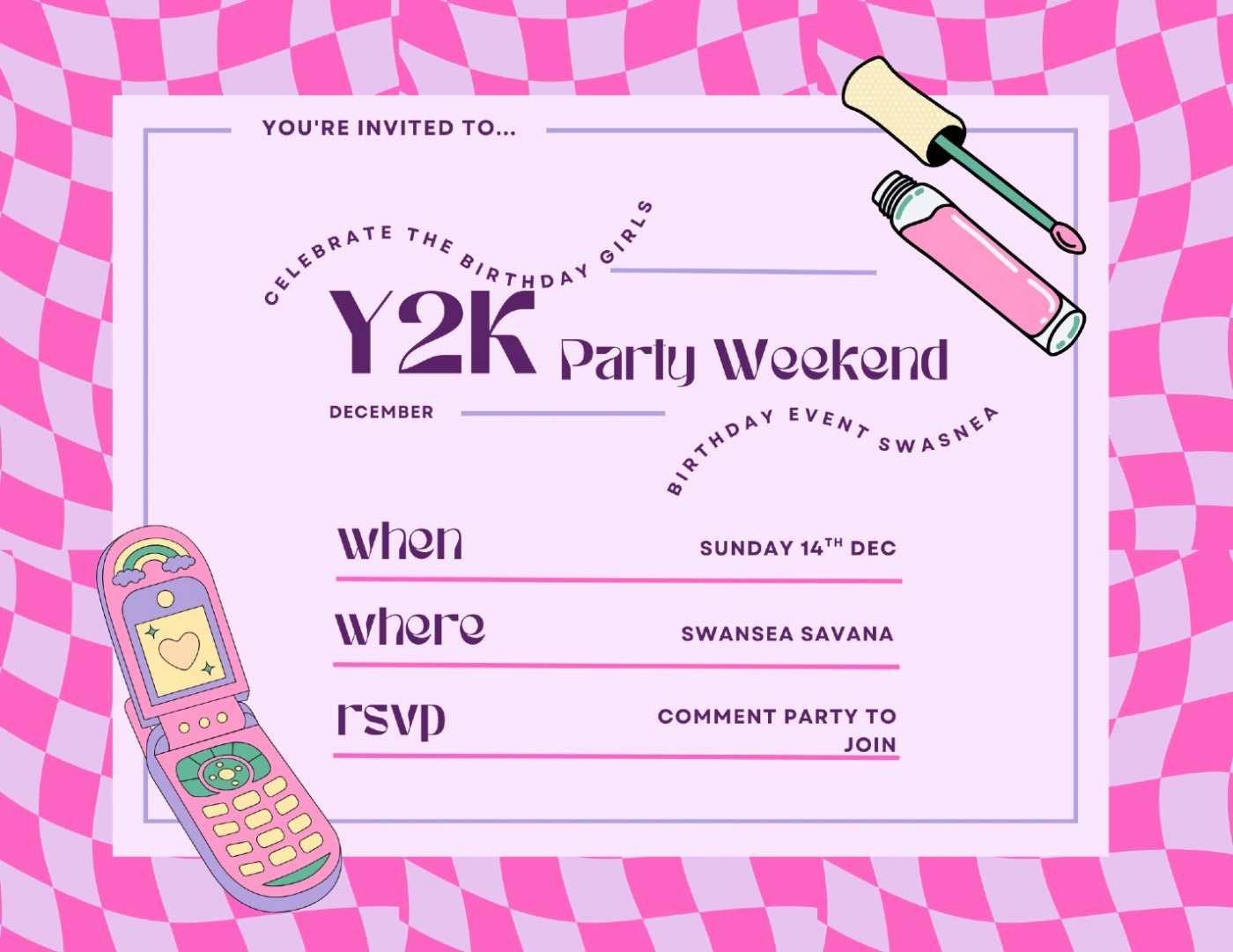 y2k throw back party