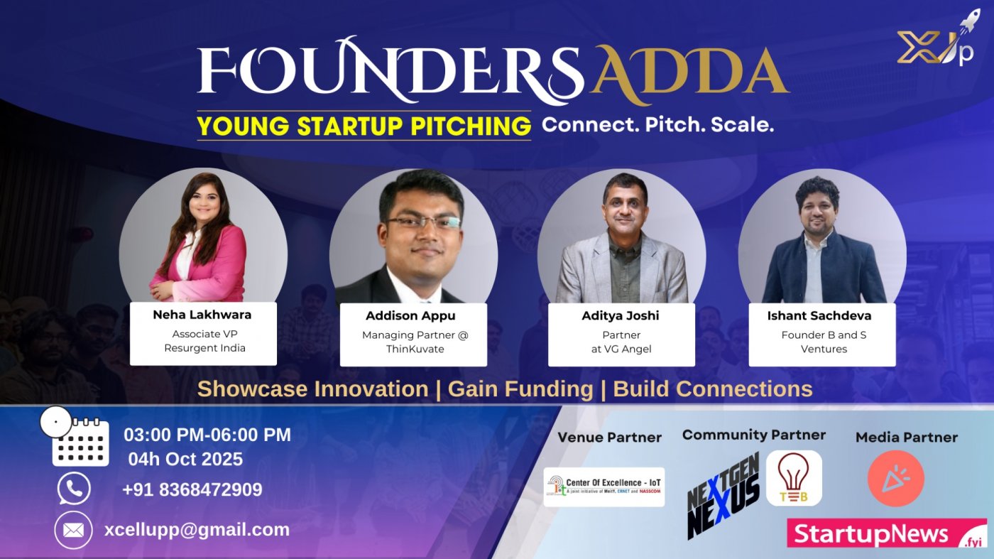 Founder Adda Young Startup Pitching day