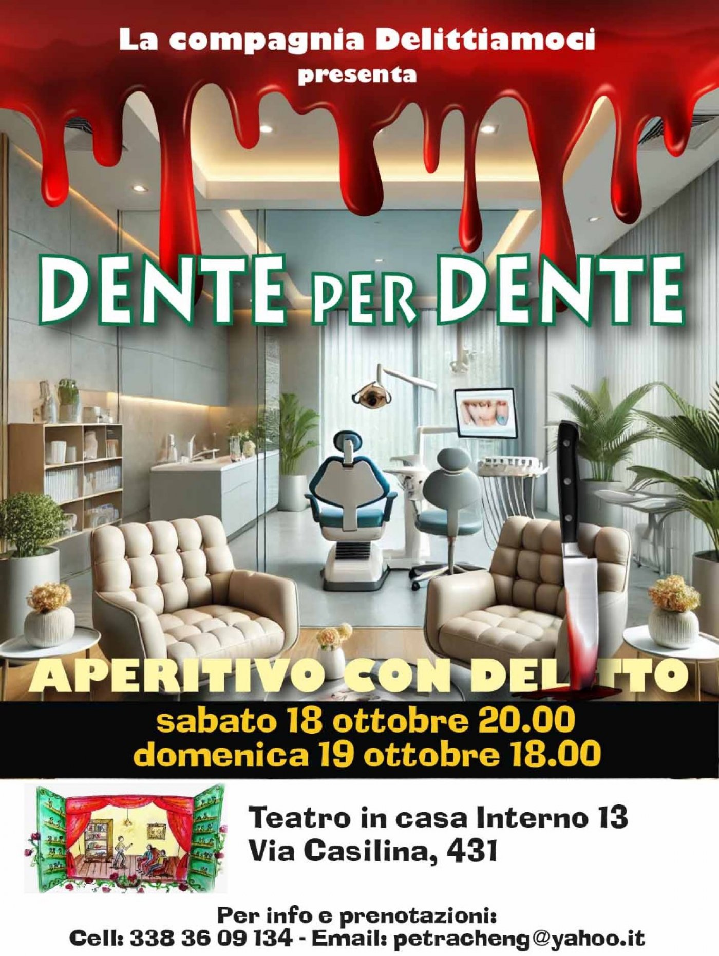 Aperitivo con delitto "Dente per dente"