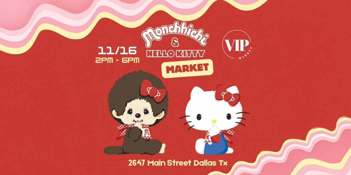 Monchichi x Hello Kitty Market