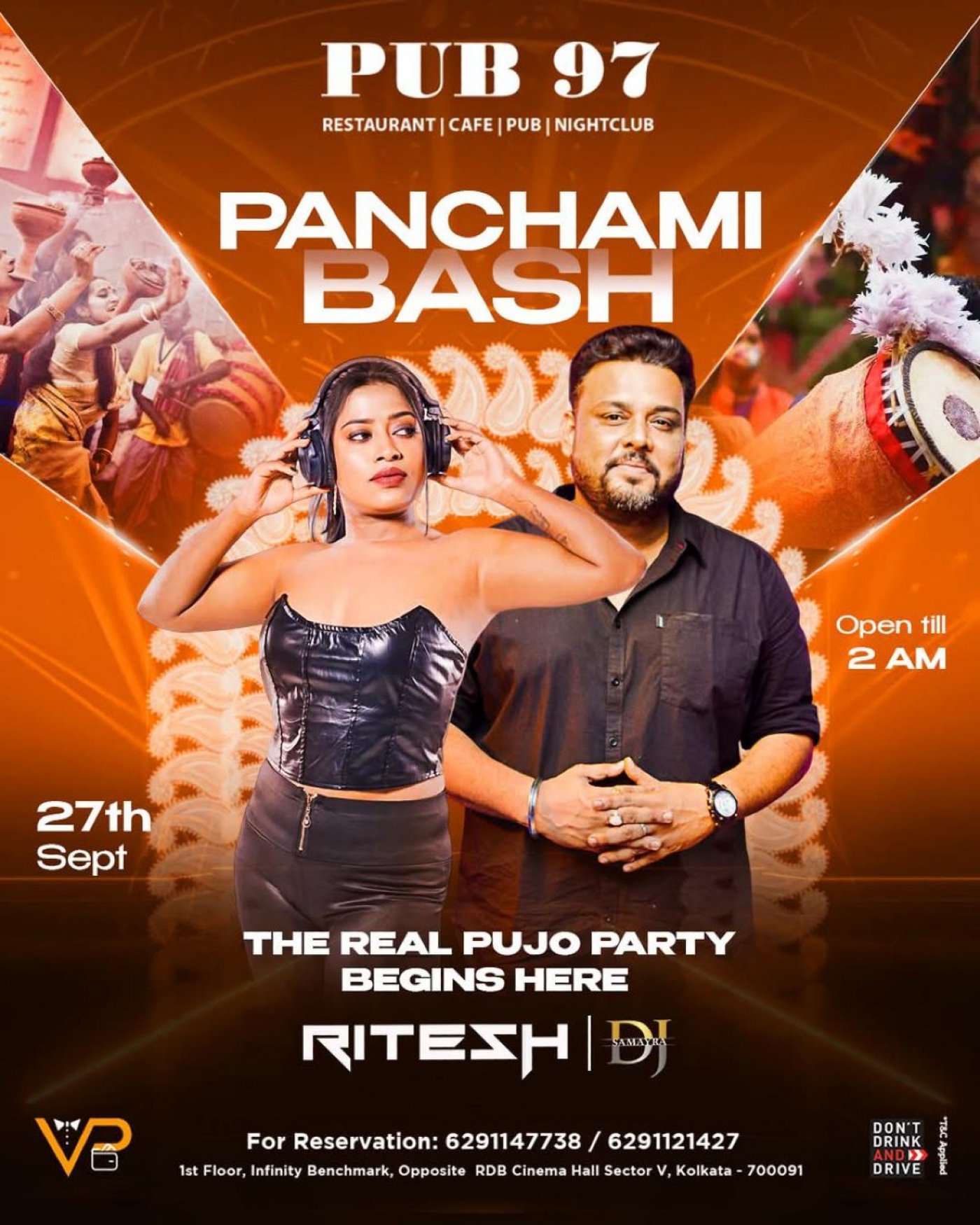 PANCHAMI BASH WITH DJ Ritesh & DJ Samaira