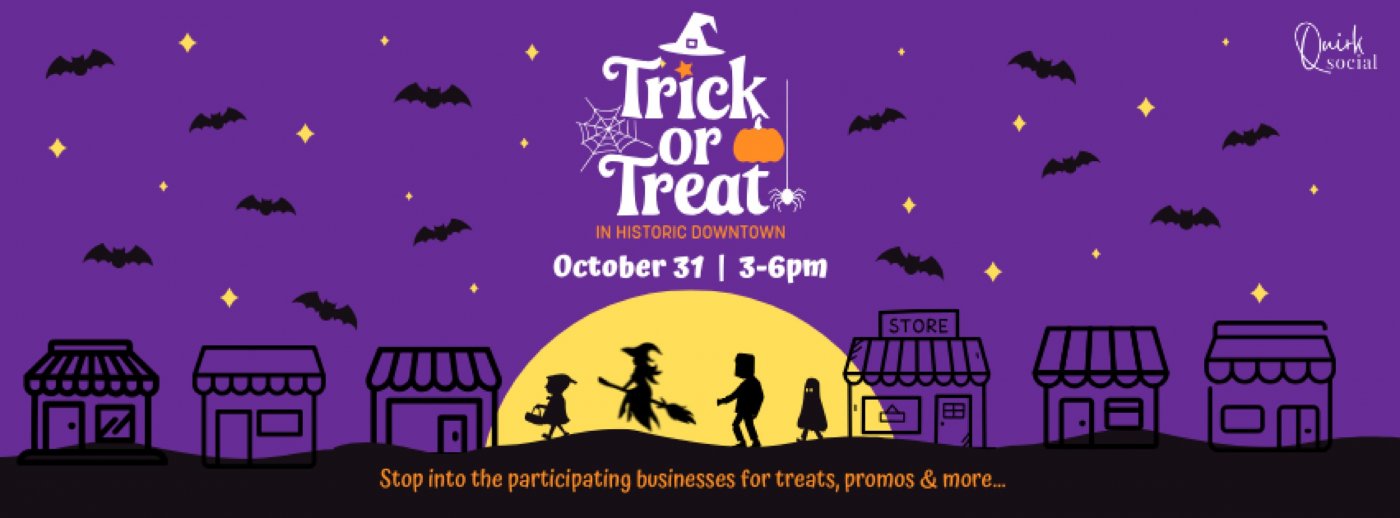 Trick or Treating in Historic Downtown Cochrane