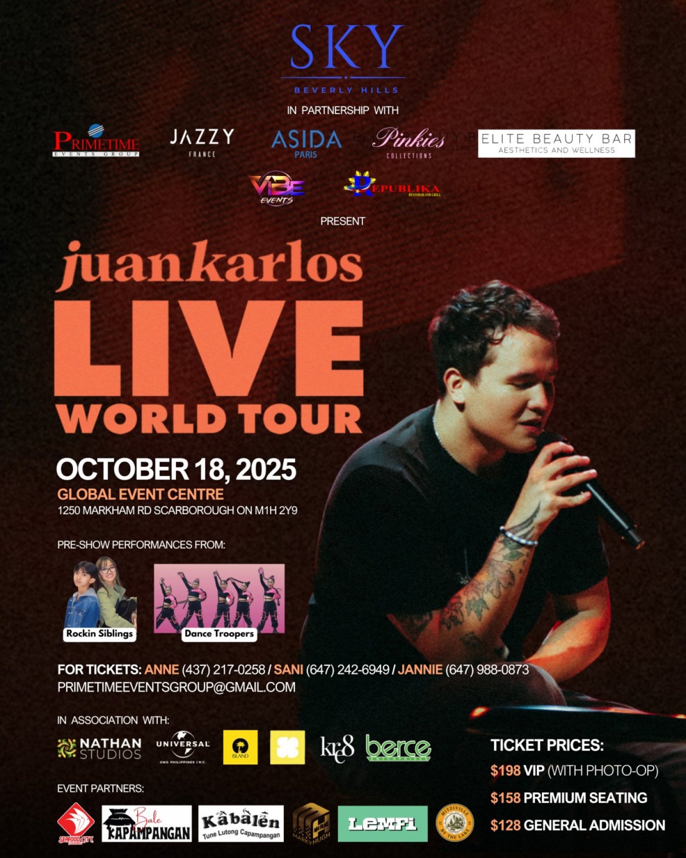 Juan Karlos Labajo Live in Toronto