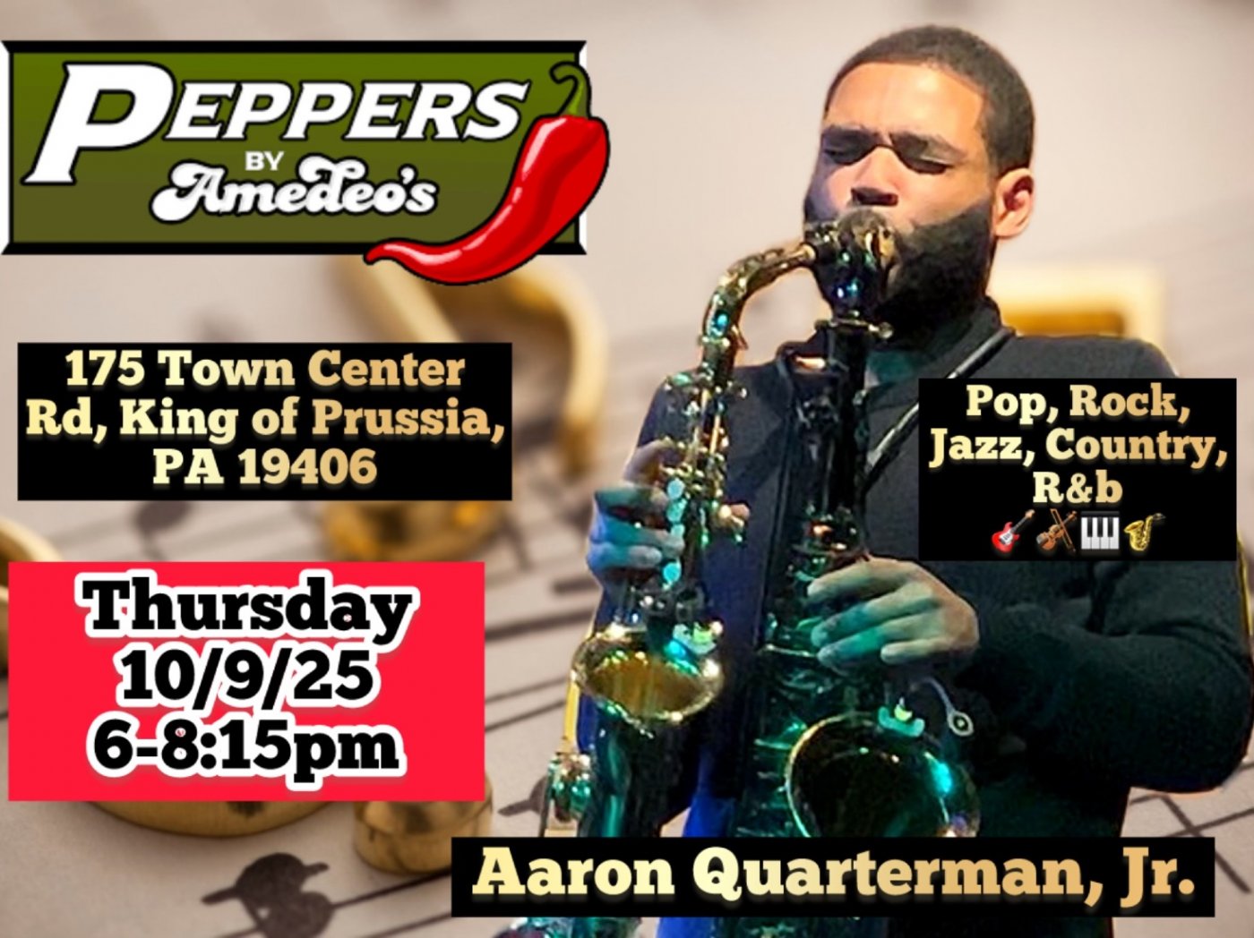 Qman Live October Show At Peppers By Amedeos