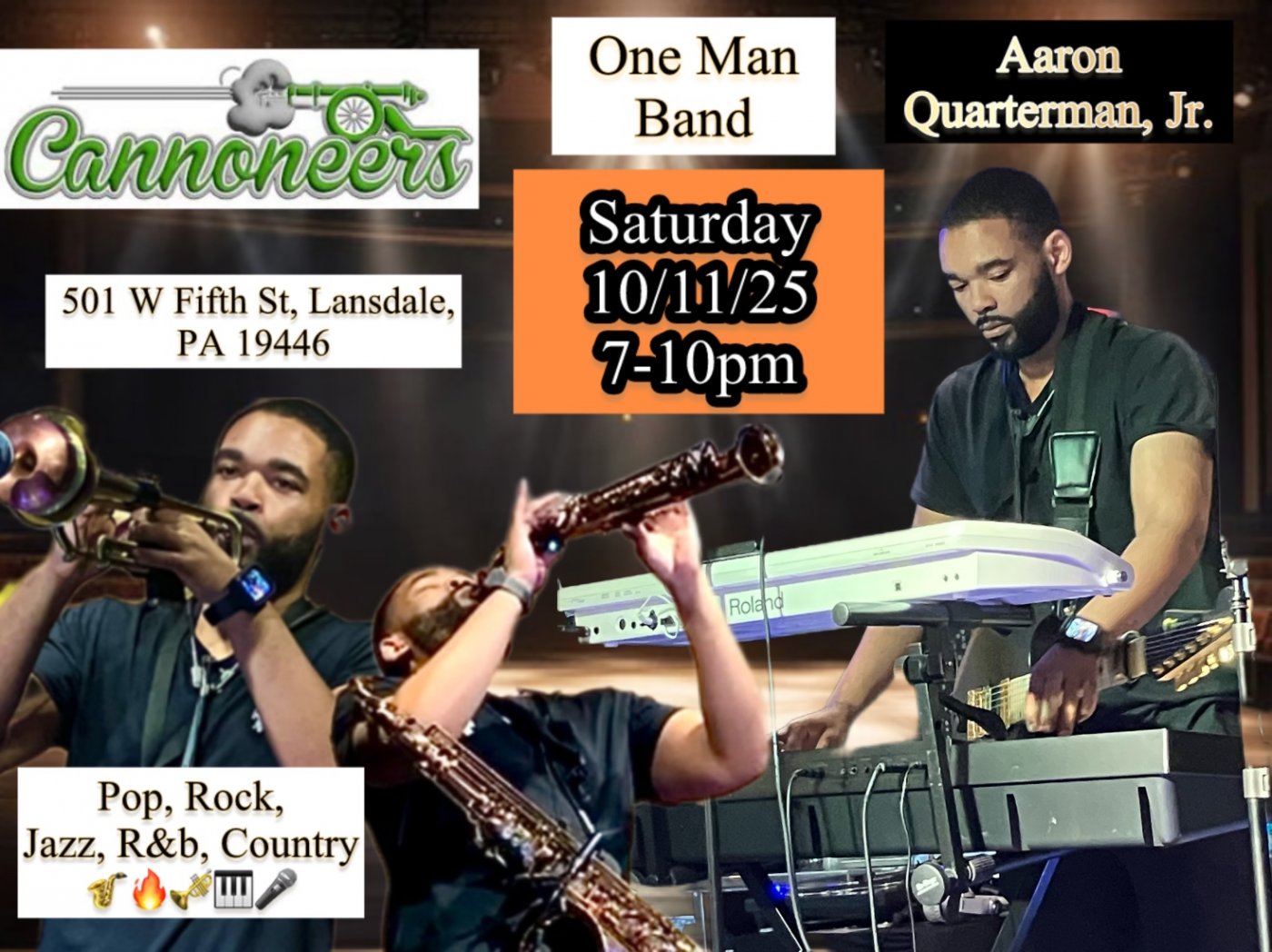 Qman Live October Show At Cannoneers Sportsmans Club!