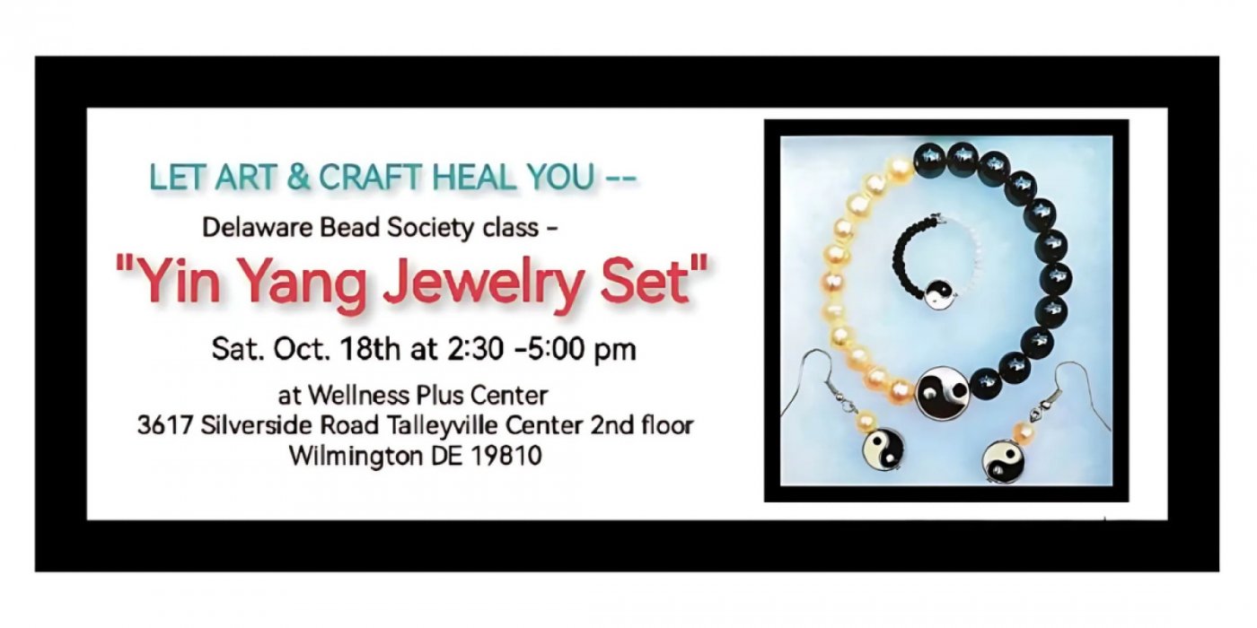 Bead Society class: "Yin Yang Jewelry Set"