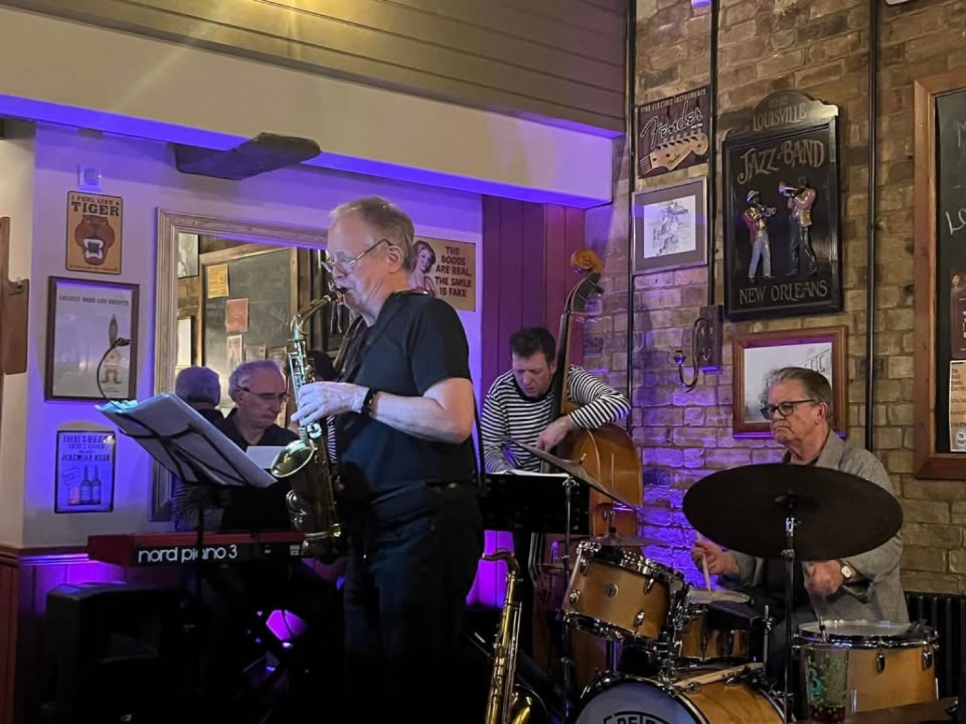 WEEKLY Sunday Jazz w Andy Bowie 4tet