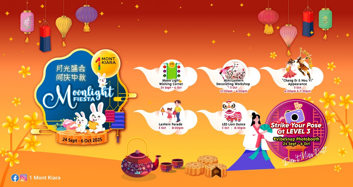 Moonlight Fiesta: 1 Mont Kiara's Mid-Autumn Festival Celebration 2025