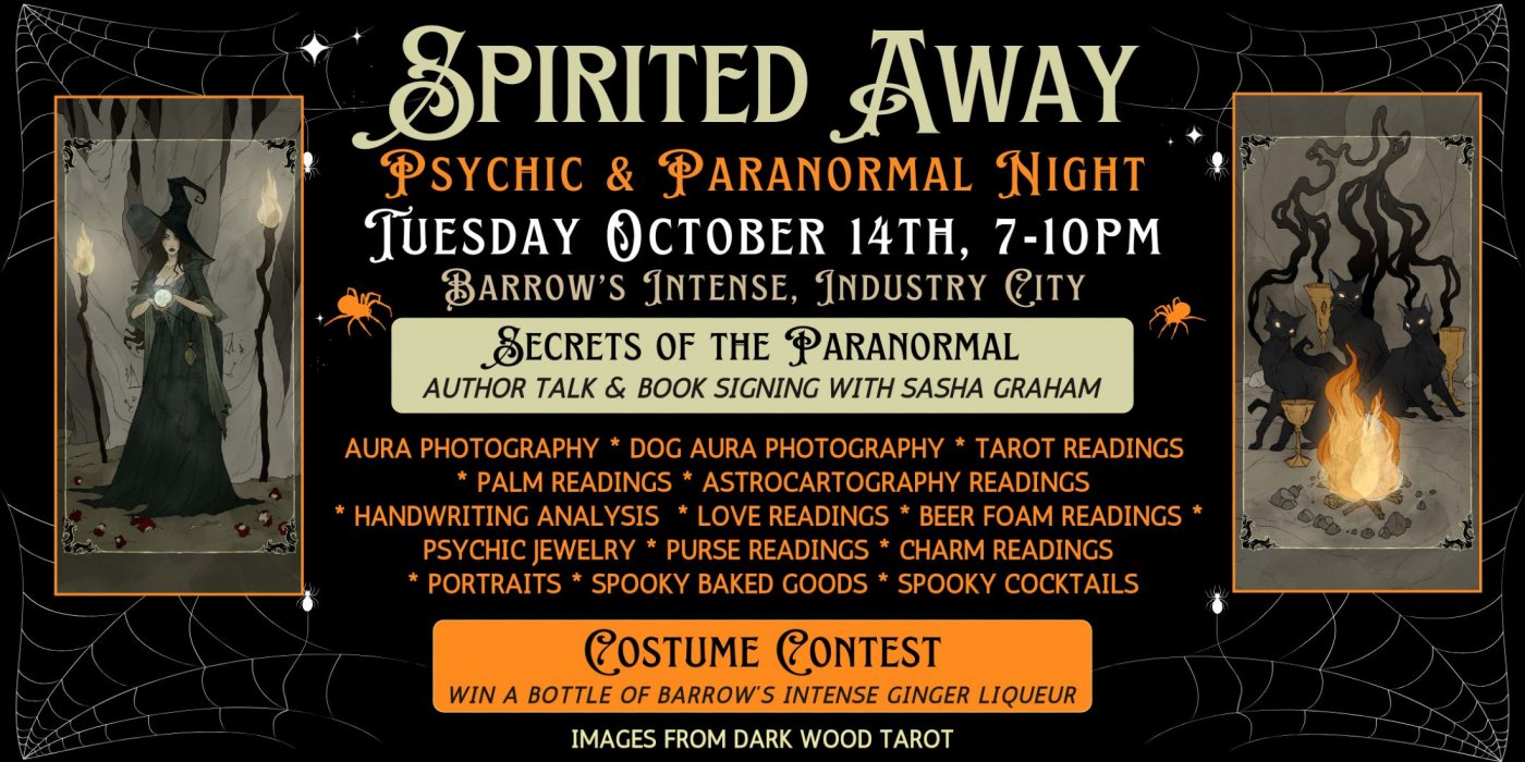 Spirited Away Psychic & Paranormal Night Halloween Edition