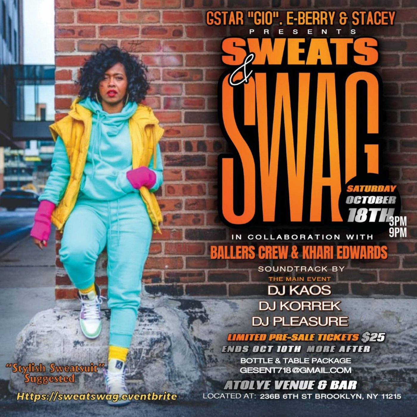 Sweats & Swag Day Party