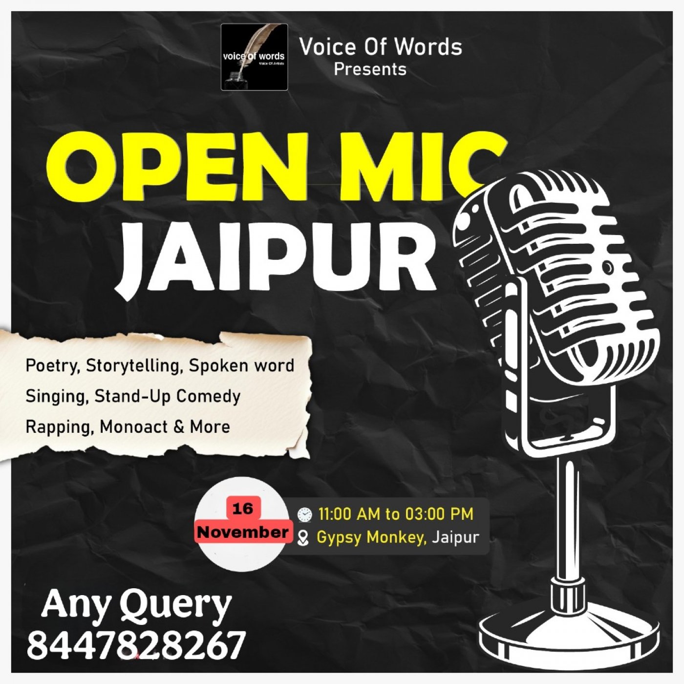 Jaipur Open Mic