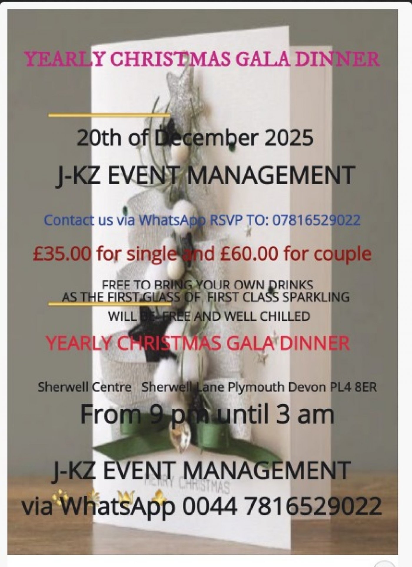 J-KZ EVENT MANAGEMENT Yearly December GALA 2025 !!!!!!!!!!!!