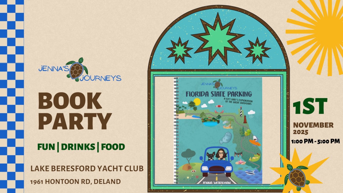 Jenna's Journeys Book Celebration! Florida State Parking Book Signing! 