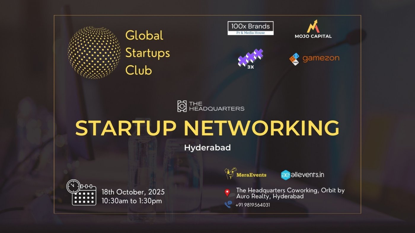 GLOBAL STARTUPS CLUB l STARTUP NETWORKING Hyderabad 2025