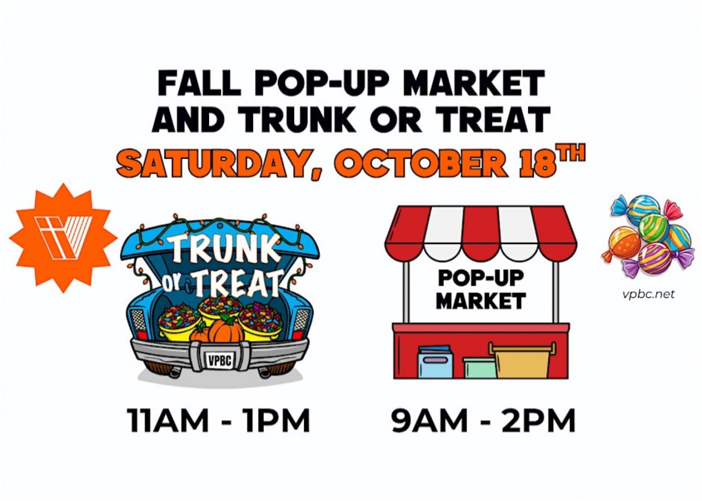 Fall Pop-up Market and Trunk or Treat