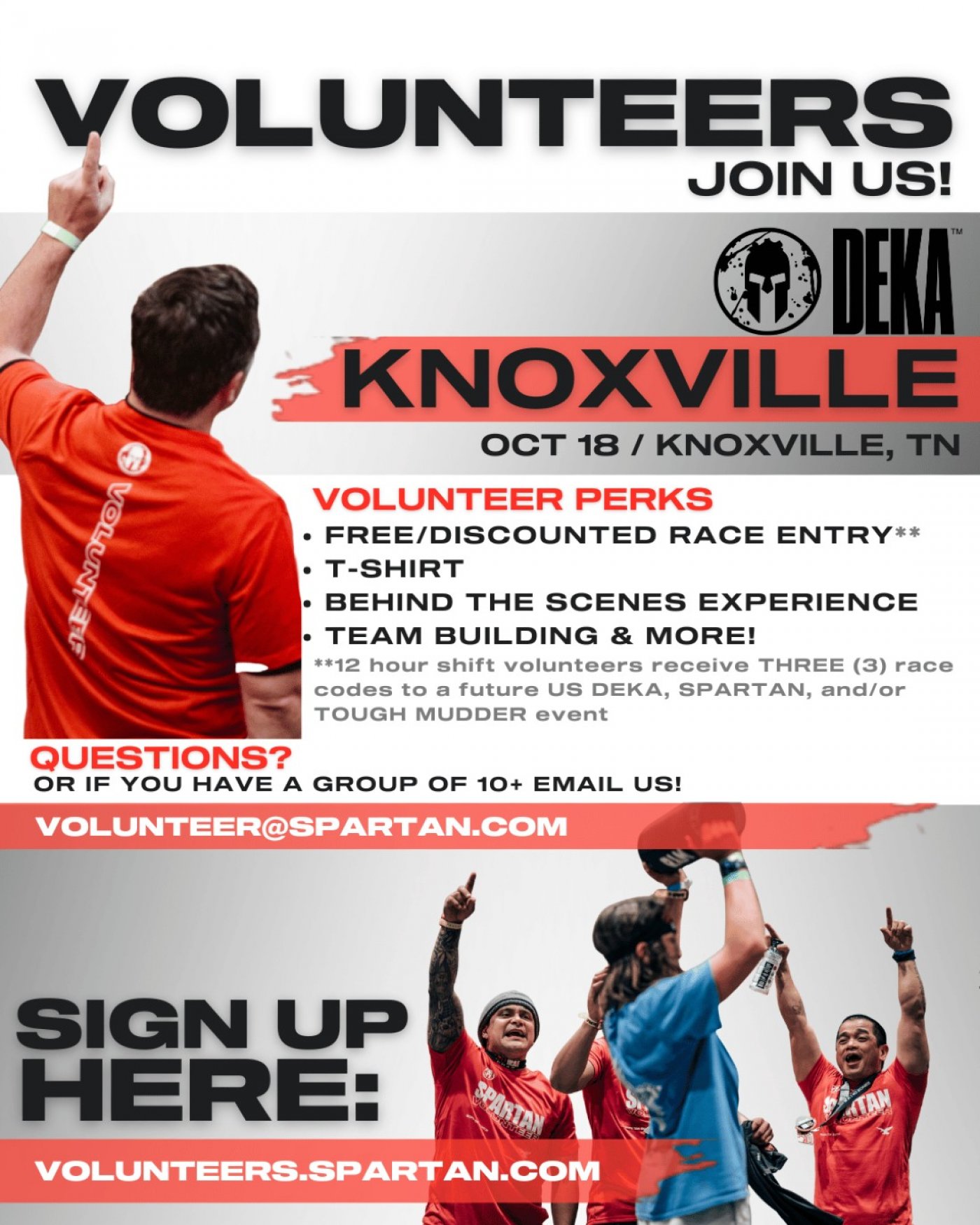 2025 Knoxville DEKA FIT - Volunteers Needed