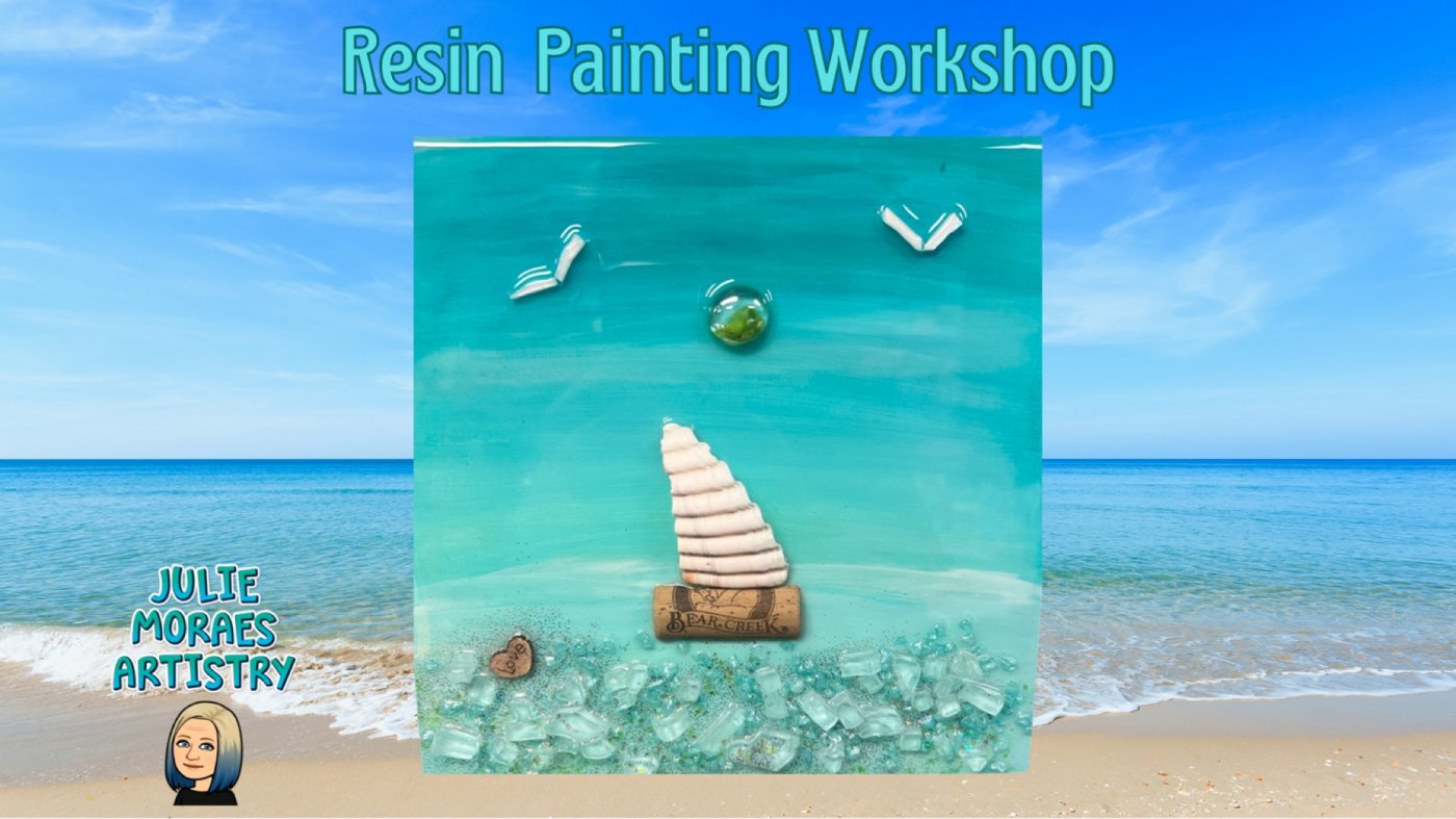 Sailboat Resin Painting Class ~ADVANCED RESERVATION REQUIRED