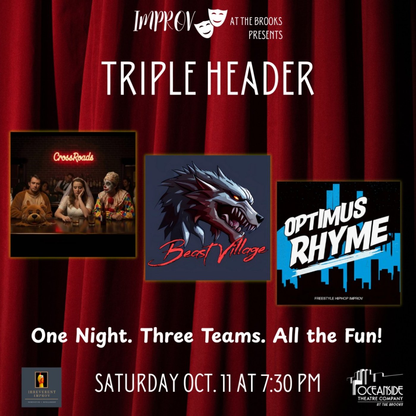 Improv Comedy Triple Header