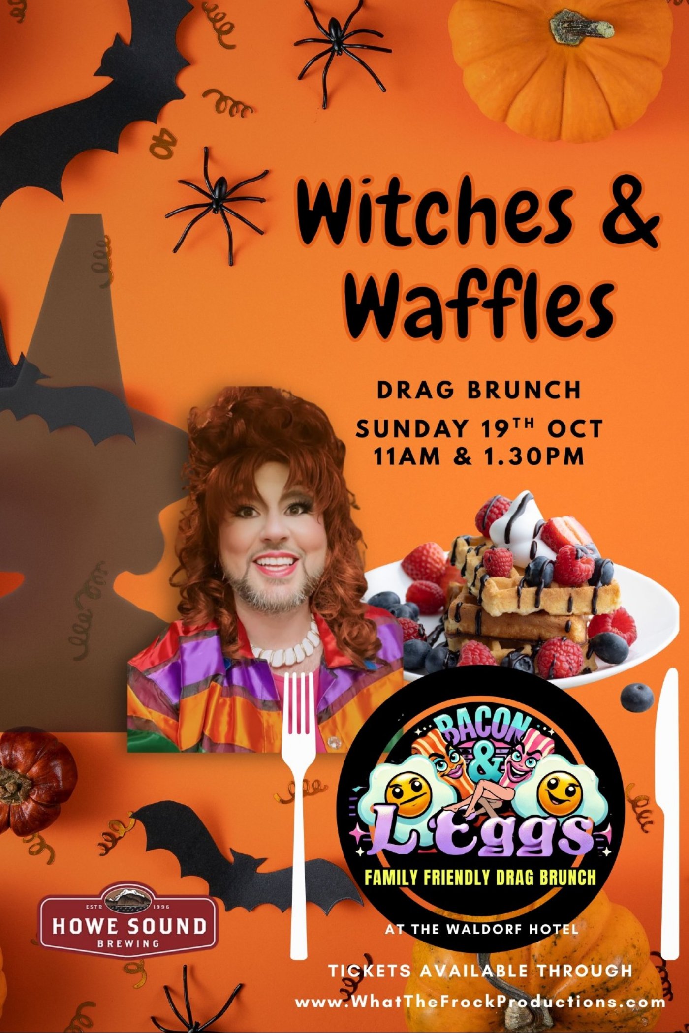 Witches & Waffles All Ages drag Brunch