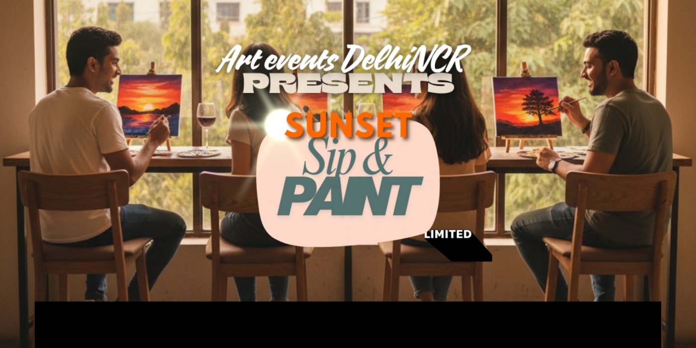 Sip and Paint | Art events Delhi NCR | Hauz Khas
