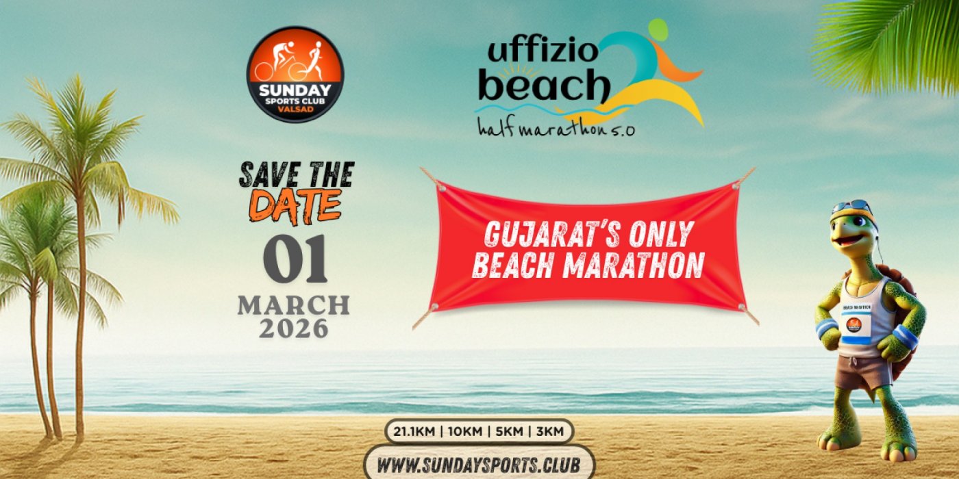 Uffizio Beach Half Marathon 5.0 - Valsad