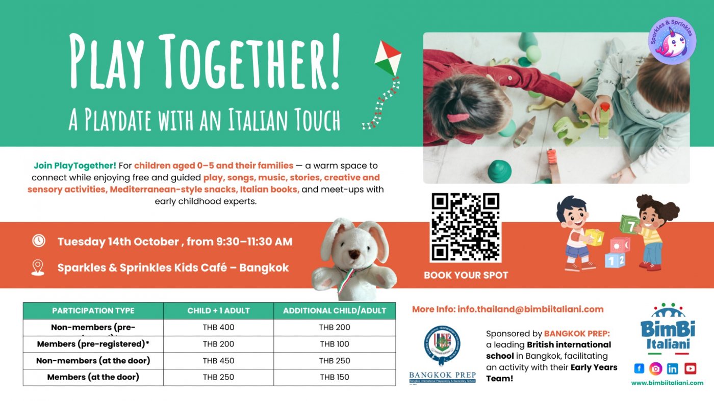 PLAY TOGETHER!  A Playdate with an Italian Touch