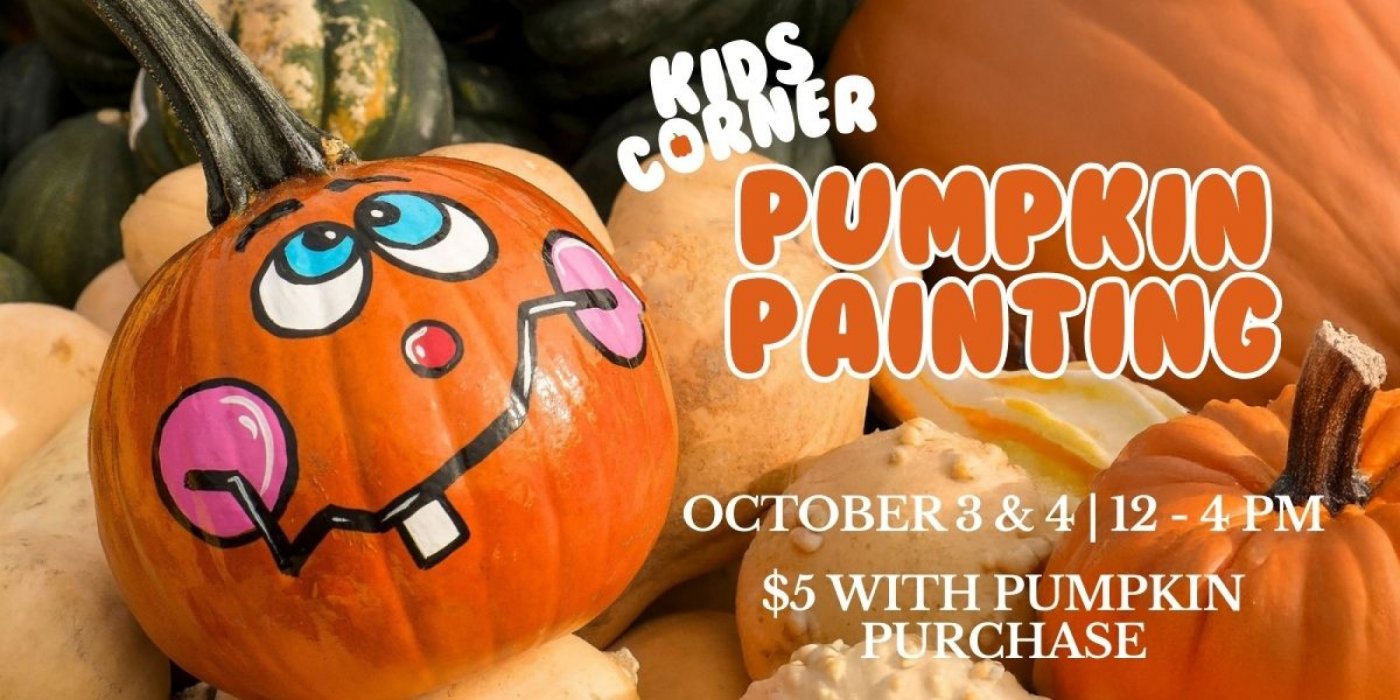 Kids Corner Pumpkin Painting